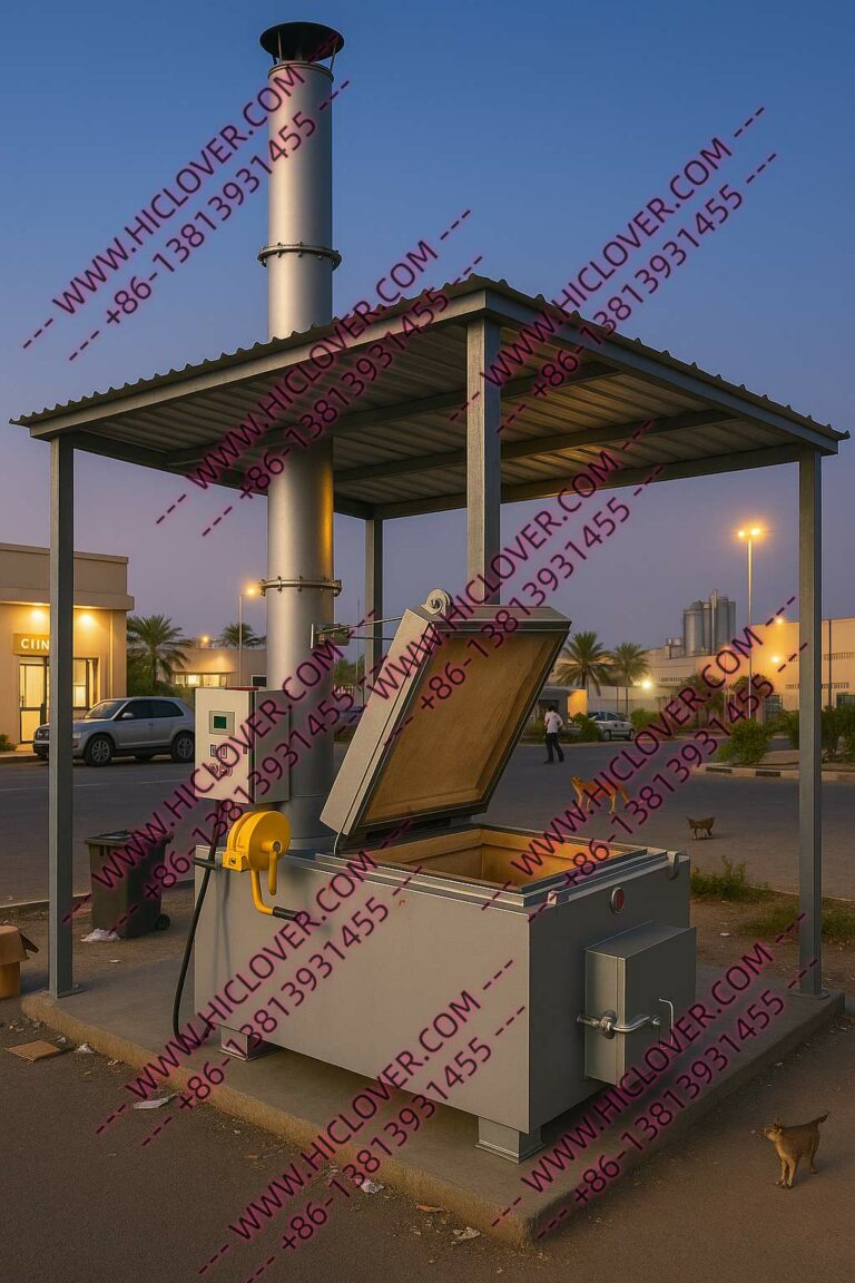 HICLOVER TS10 / TS20 / TS30: Compact Top-Loading Incinerators Designed for Rapid, Low-Budget Deployment